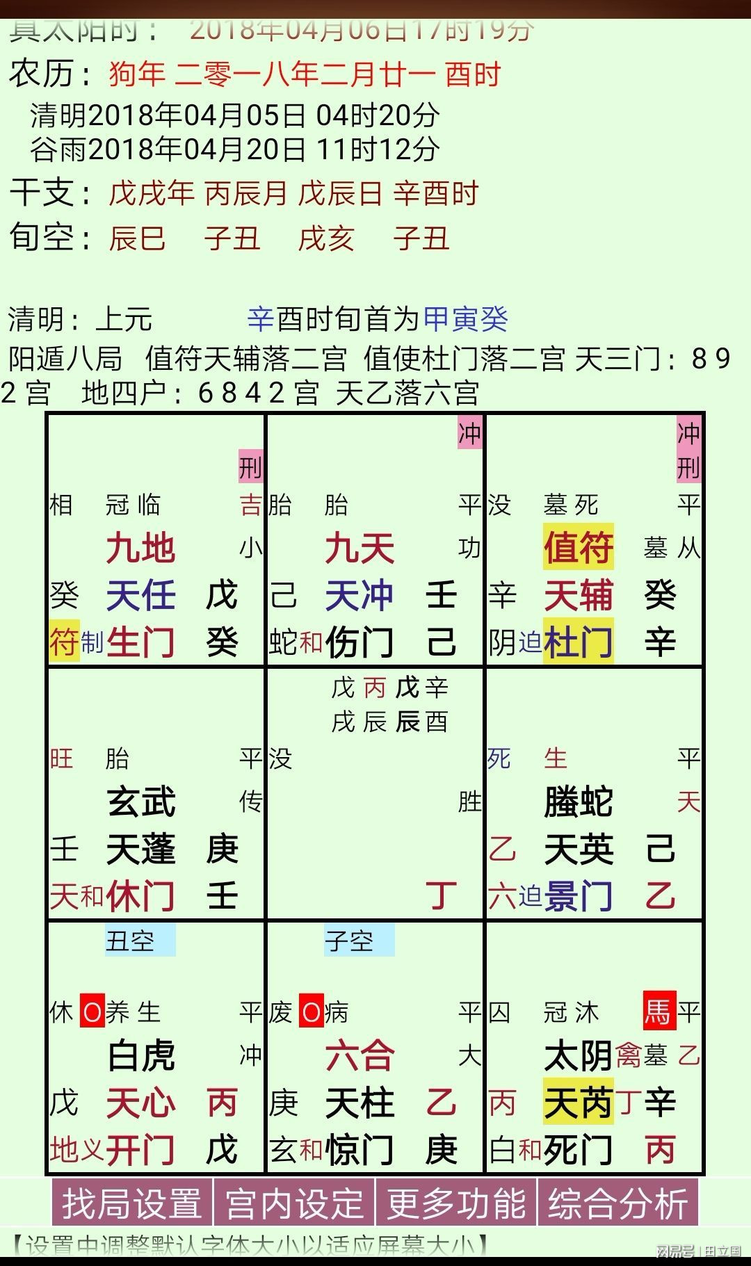 
陈宗保奇门预测术、决策学和运筹学，是古代天文学者的必修课