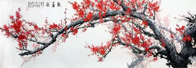 宋朝易学大师邵康节在观赏梅花时，偶然看见麻雀