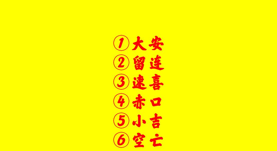 探秘左手手指占卜：大安、留连、速喜、赤口、小吉的奥秘